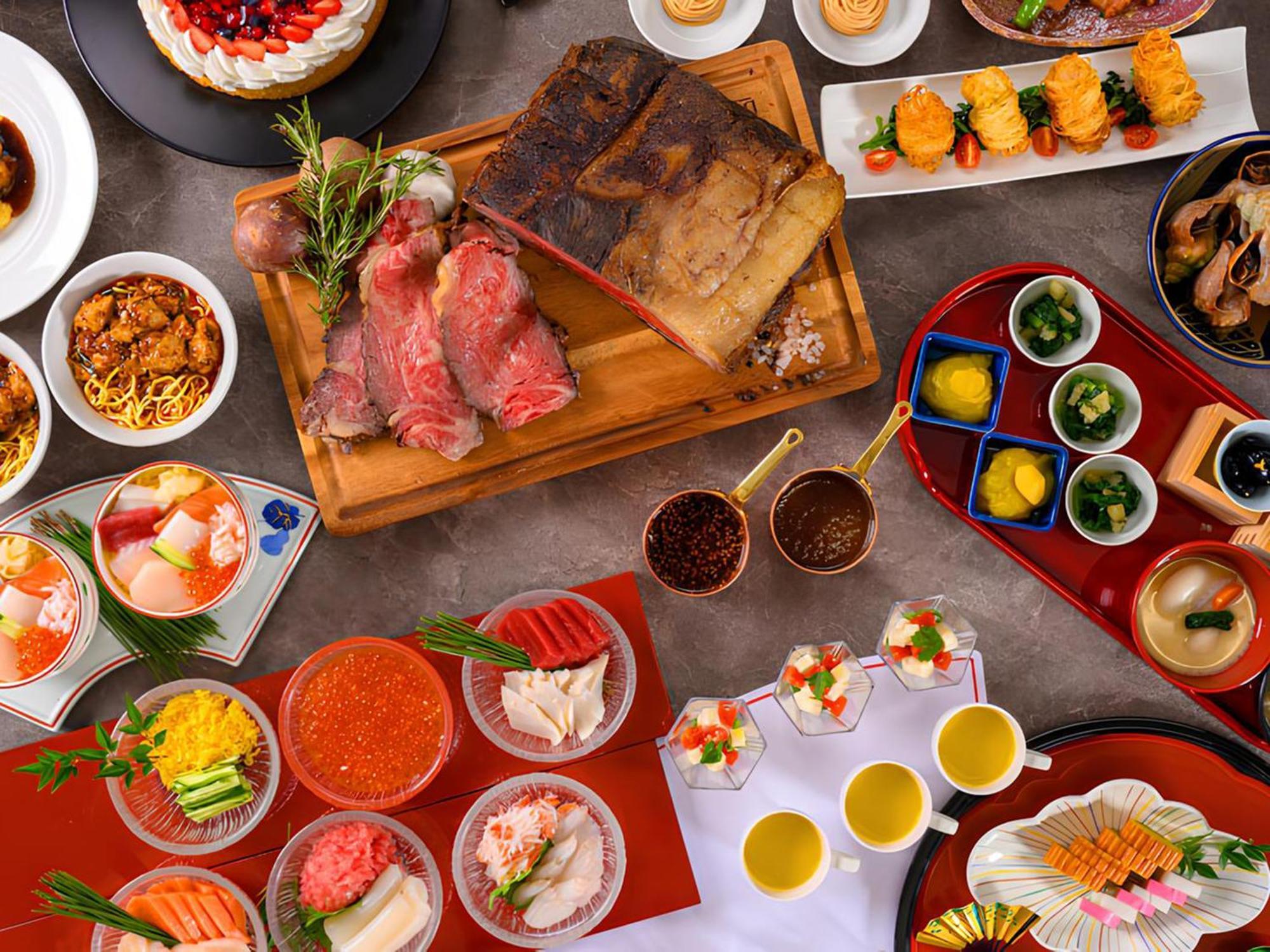 Shin Furano Prince Hotel Exterior photo A selection of Japanese cuisine
